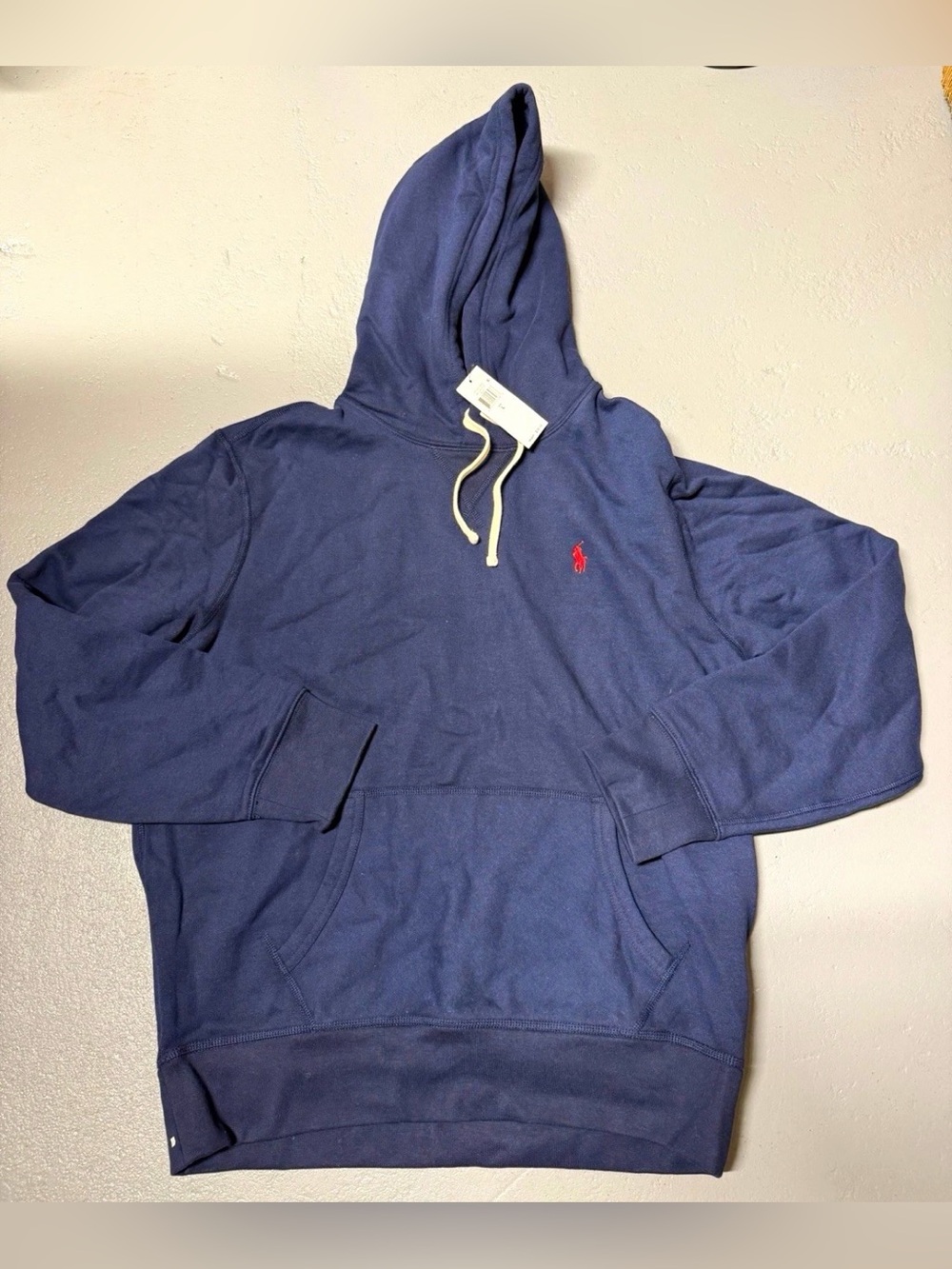 NWT POLO Ralph Lauren Men’s Navy Hoodie Sweatshirt Size Large